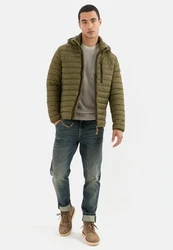 camel active Blouson Markenlabel Dunkelgrün/Khaki/Braun