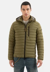 camel active Blouson Markenlabel Dunkelgrün/Khaki/Braun