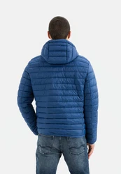 camel active Blouson Markenlabel Dunkelblau/Hellblau/Blau