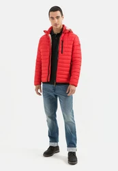 camel active Blouson Markenlabel Rot/Dunkelrot