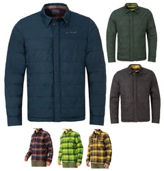 VAUDE Mineo Padded Shacket Dunkelblau/Blau/Hellblau