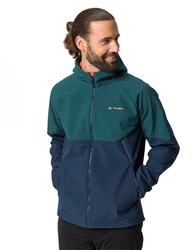 VAUDE Anorak Mens Qimsa Softshell Jacket Türkis/Grün/Blau