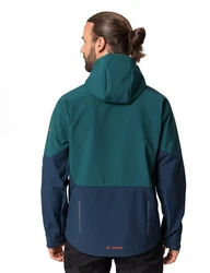 VAUDE Anorak Mens Qimsa Softshell Jacket Türkis/Grün/Blau