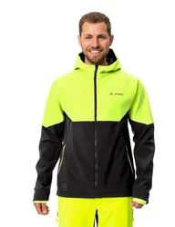 VAUDE Anorak Mens Qimsa Softshell Jacket Gelb/Grün