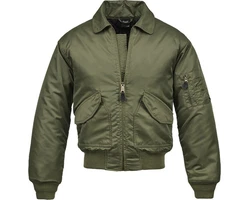 Brandit Outdoorjacke US CWU Fliegerjacke Dunkelgrün/Khaki