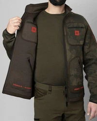 Härkila Wendejacke Kamko Pro Edition Dunkelgrün/Khaki/Braun