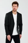 Ron Tomson Outdoorjacke Biker Optik (1-St) Schwarz