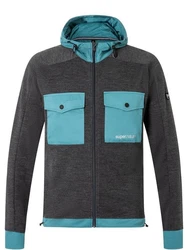 SUPER.NATURAL Outdoorjacke M ADVENTURE JACKET Blau/Türkis/Grün/Grau/Dunkelblau