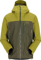 Rab Outdoorjacke Latok Mountain GTX Jacket Grün/Braun/Dunkelgrün/Gelb/Neonfarben