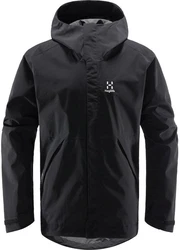 Haglfs Outdoorjacke Tjrn Jacket Men Schwarz/Dunkelblau/Dunkelgrau/Rot