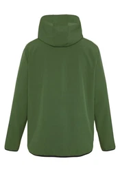 Chiemsee Softshelljacke mit Retro-Patch Grün/Dunkelgrün