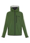 Chiemsee Softshelljacke mit Retro-Patch Grün/Dunkelgrün