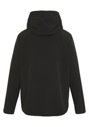 Chiemsee Softshelljacke mit Retro-Patch Schwarz/Weiß