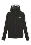 Chiemsee Softshelljacke mit Retro-Patch Schwarz/Weiß