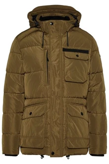 bugatti Langjacke Dunkelgrün/Khaki/Grün