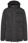 bugatti Langjacke Schwarz/Dunkelgrau/Dunkelgrün/Khaki/Grau