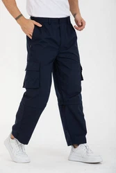 Kendindza Collection Cargohose Herren Dunkelblau/Blau