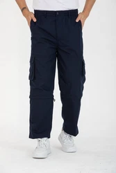 Kendindza Collection Cargohose Herren Dunkelblau/Blau