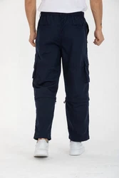 Kendindza Collection Cargohose Herren Dunkelblau/Blau