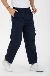 Kendindza Collection Cargohose Herren Dunkelblau/Blau