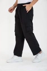 Kendindza Collection Cargohose Herren Schwarz/Dunkelblau