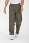 Kendindza Collection Cargohose Herren Dunkelgrün/Khaki