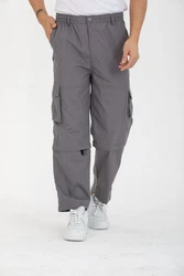 Kendindza Collection Cargohose Herren Hellgrau/Grau/Dunkelgrau