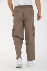 Kendindza Collection Cargohose Herren Khaki/Braun/Beige