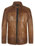 Milestone Fieldjacket MS-Jose Braun/Beige/Dunkelbraun