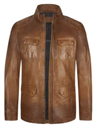 Milestone Fieldjacket MS-Jose Braun/Beige/Dunkelbraun