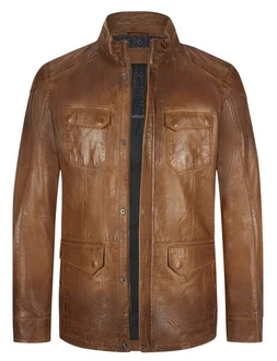 Milestone Fieldjacket MS-Jose Braun/Beige/Dunkelbraun