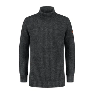 Travelin' Strickpullover Coll Boda Men Dunkel-Anthrazit