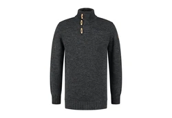 Travelin' Strickpullover Jumper Orsa Men Dunkelanthrazit