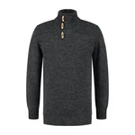 Travelin' Strickpullover Jumper Orsa Men Dunkelanthrazit