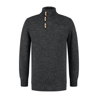 Travelin' Strickpullover Jumper Orsa Men Dunkelanthrazit