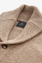 Next Strickjacke mit Schalkragen Braun/Beige