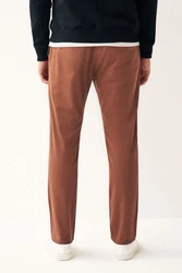 Next Chinohose Slim Fit Chinoshose (1) Braun/Khaki