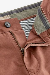 Next Chinohose Slim Fit Chinoshose (1) Braun/Khaki