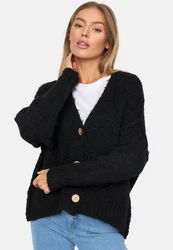 Decay Strickjacke Schwarz/Braun