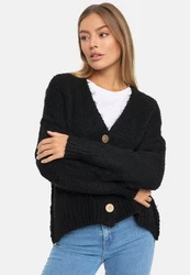 Decay Strickjacke Schwarz/Braun