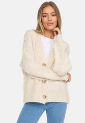 Decay Strickjacke Beige/Khaki