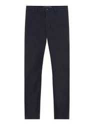 Tommy Hilfiger Chinohose CHINO CHELSEA GABARDINE GMD Dunkelblau/Blau