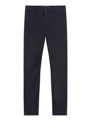 Tommy Hilfiger Chinohose CHINO CHELSEA GABARDINE GMD Dunkelblau/Blau