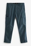 Next Slim Fit Stretch-Cargohose Utility-Stil Blau/Dunkelblau/Grau