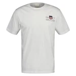 Gant T-Shirt REG ARCHIVE SHIELD EMB Weiß/Creme/Dunkelblau/Grau