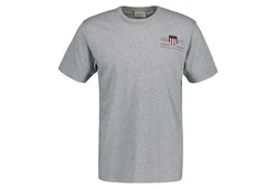 Gant T-Shirt - REG ARCHIVE SHIELD EMB Grau