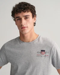 Gant T-Shirt - REG ARCHIVE SHIELD EMB Grau