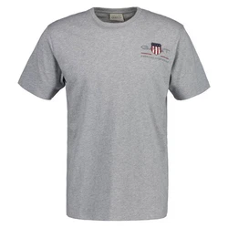 Gant T-Shirt - REG ARCHIVE SHIELD EMB Grau