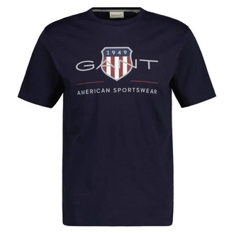 Gant T-Shirt REGULAR ARCHIVE SHIELD Dunkelblau/Blau/Grau/Hellblau