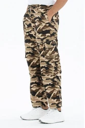 Kendindza Collection Cargohose Zipp Off Tarnfarbe
